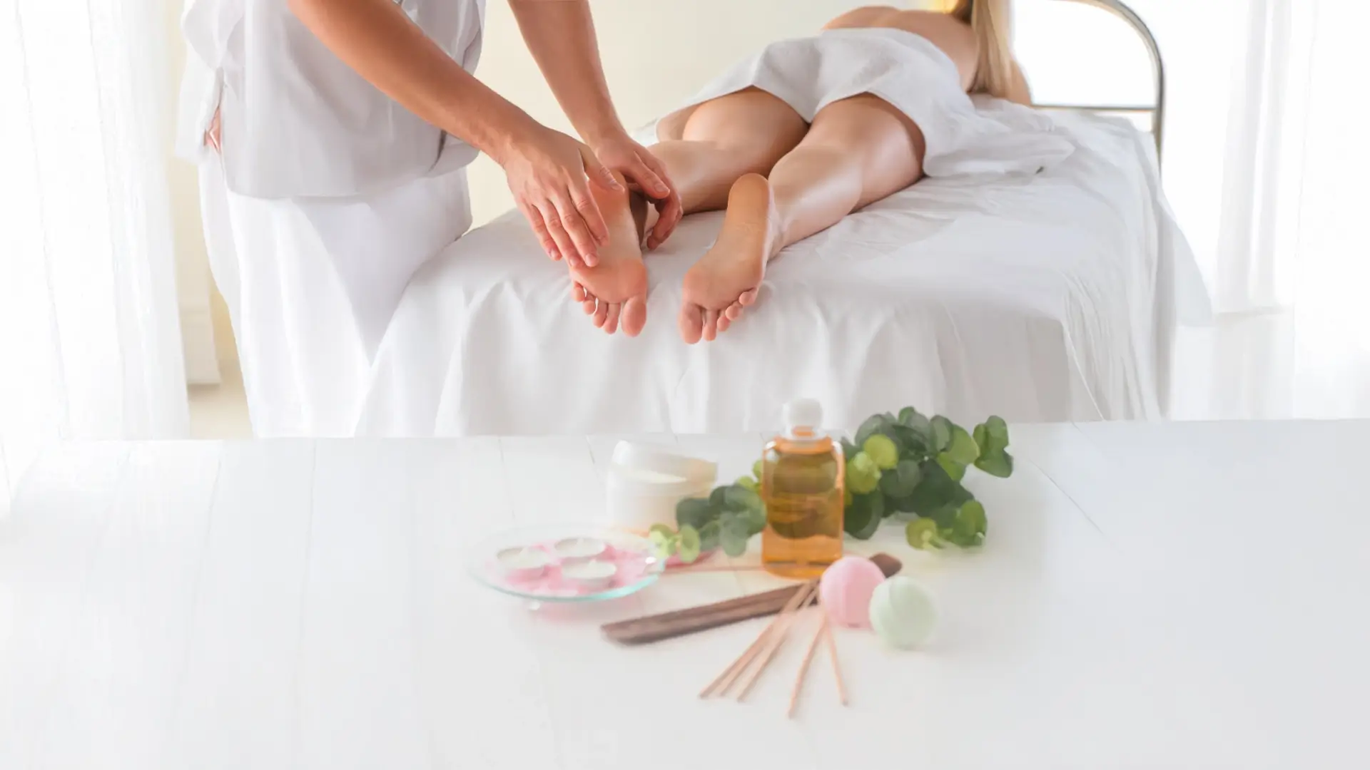 Foot reflexology session to relieve stress and balance energy – New Westminster, BC holistic treatment
