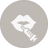 Icon representing lip filler and cosmetic injectables.